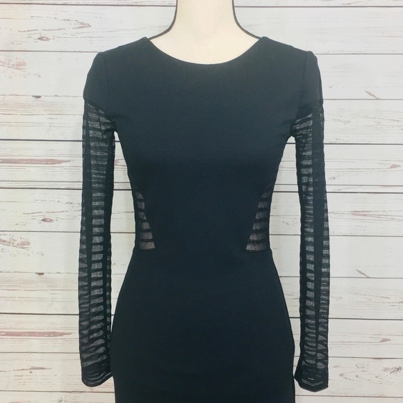 French Connection ~ Bette Mesh Inset Jersey Dress - Picture 5 of 10